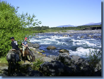 Reittour entlang des Trancura, Reiten Pucon Chile