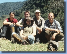 Dirk und seine Reitgruppe - Wandereiten in Patagonien