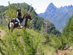 horseback trailriding in Chile, Cerro La Peineta