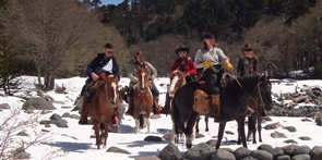 Ted's group on the crossing the andes ride january 2010