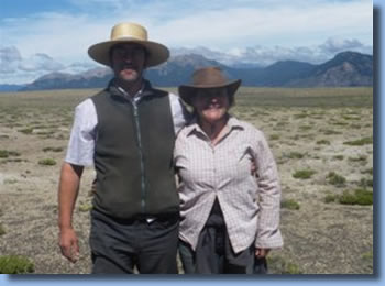 Waleska and aldo  auf der Reittour Chile - Argentinien 2009