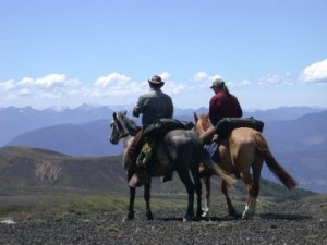 Ausblick &uuml;ber die Anden - Reitabenteuer Anden&uuml;berquerung Chile - Argentinien
